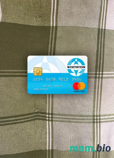 United Kingdom Weststein bank wygląd zdjęcia mastercard skan PSD + zdjęcie